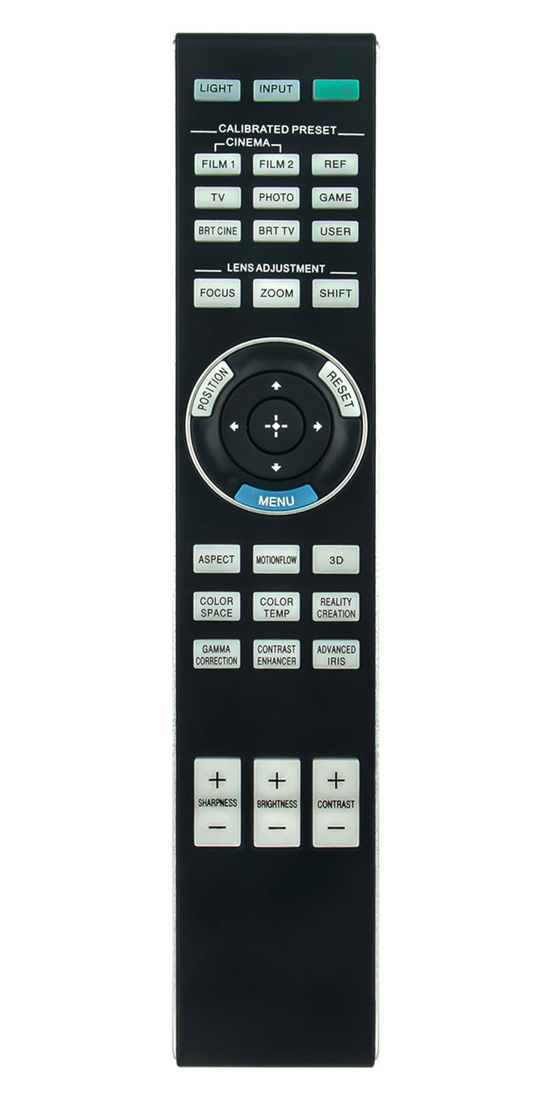 RM-PJ24 Replace Remote Control fit for Sony 4K Home Cinema Projector VPL-VW675ES VPL-VW715ES VPL-VW385ES VPL-VW790ES VPL-XW7000ES VPL-GTZ380 VPL-XW6000ES VPL-VW885ES VPL-VW695ES VPL-VW915ES