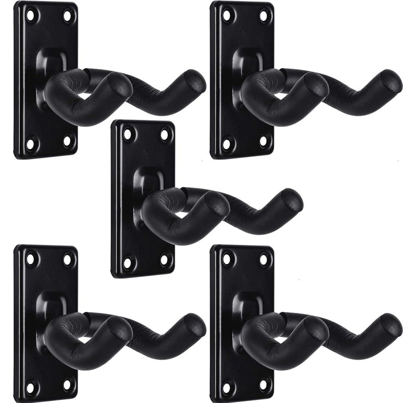 [AUSTRALIA] - WOGOD Guitar Wall Mount Hangers 5 Pack Hanging Guitar Mount for Acoustic Electric Guitar Hanger Wall Mount Stylish Guitar Wall Mount 