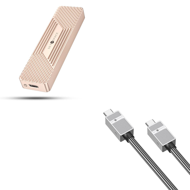 M.2 SATA SSD Enclosure Reader, USB C Cable