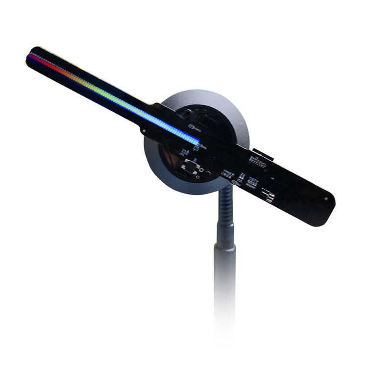 [AUSTRALIA] - Missyou 3DHologramFan,16CM WiFi Bluetooth Projection 3D Video Upgrade Advertising Display Fan 6.3″, Hi-Resolution and HD LED Holographic Christmas Tree 3D Holographic Projector 