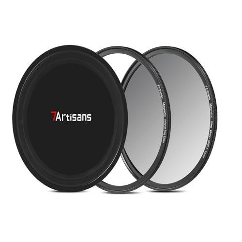 7artisans Nano Magnetic Filter UV Filter ND Light Reduction Filter/CPL Polarization Filter/GND Gradient Filter/Black Mist 1/4 Portrait Photography Filter Suitable for Lens(77mm GND0.9) 77 mm Magnetic GND0.9