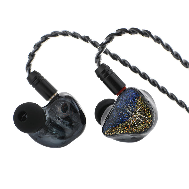 Linsoul Kiwi Ears Forteza in Ear Monitor, 1BA + 2DD HiFi Wired Earbuds | IEMs for Gaming, Three-way Passive Crossover, with Detachable 0.78mm 2Pin IEM Cable for Musicians Audiophiles, Black