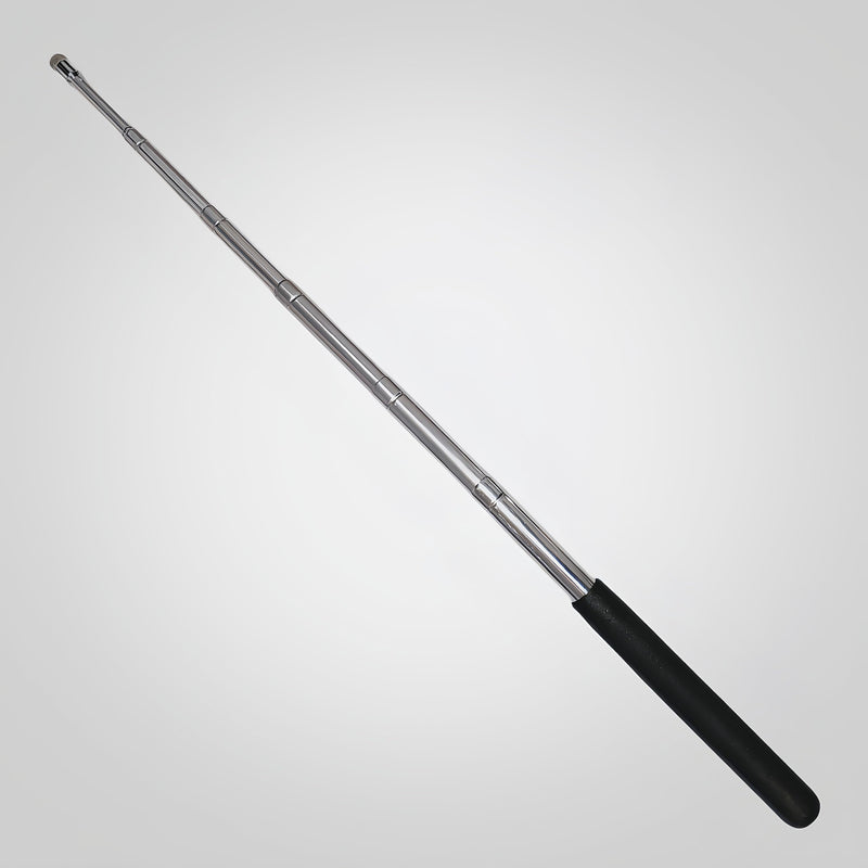 Retractable Teacher Pointer 𝟑𝟗.𝟓'', Pointer Stick with 𝗦𝘁𝘆𝗹𝘂𝘀 Smooth Sensitive Tablet Pen Stylus Pen, Teacher Coach Presenter Pointer Black