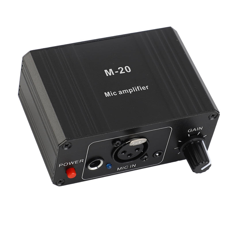 CCYLEZ Mic Preamp, 48V Power, Low Noise, XLR Output, Black, 1 Pack, Mic Preamplifier, XLR, TRS