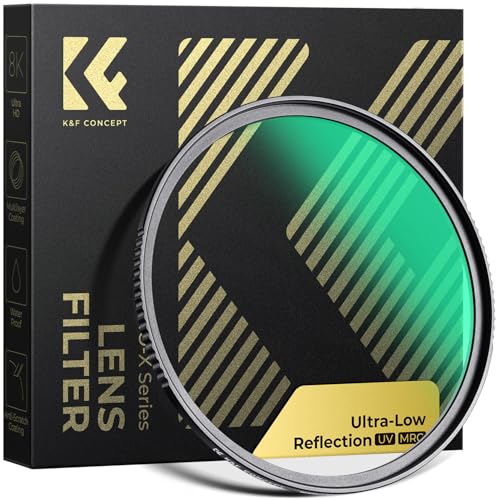 K&F CONCEPT 82mm Ultra-Low Reflectivity MCUV Lens Protection Filter