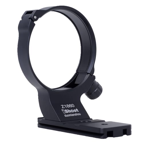 Tripod Mount Ring Lens Collar Compatible with Nikon Nikkor Z 180-600mm F5.6-6.3 VR, Lens Support Holder Bracket Bottom Arca-Swiss Fit Quick Release Plate for Arca Clamp Head & Stabilizer