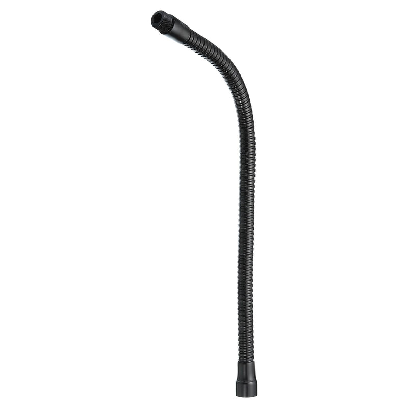 PATIKIL 16" Microphone Gooseneck, 5/8"-27 Thread Metal Universal Hose Flexible Arm Gooseneck Tube Extension for Multifunction DIY, Black 16"