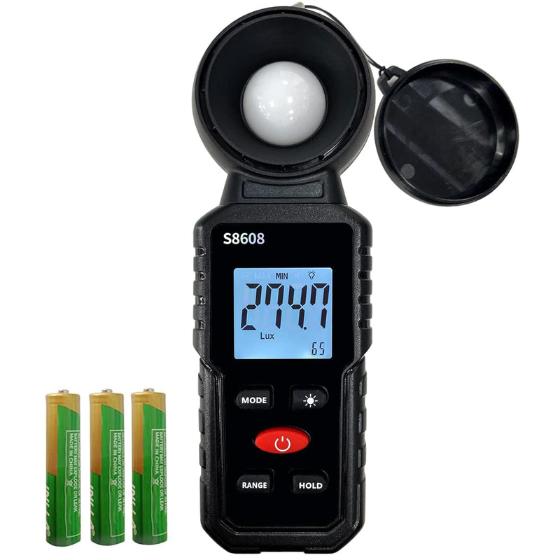 [AUSTRALIA] - Digital Illuminance Meter Light Meter 20Lux to 200,000Lux Meter/18,500FC,Luxmeter for Photography Grow Plants Led Photometer Lighting Intensity Brightness Measurement 