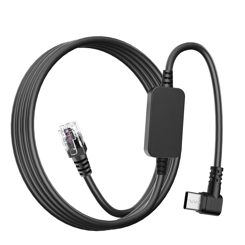 Radar Detector Cable,USB-C to RJ11 Plug Cable,use for Uniden R1 R3 R7 Beltronics Cobra Whistler Escort MAX360 Passport 9500i Radenso XP etc Replacement Radar Detector Cable 3.3ft RJ11-3.3FT