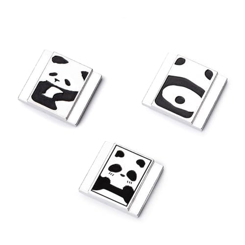 Camera Metal Hot Shoe Cover Protector Cap Cute Panda Compatible for Fujifilm X100VI X100V X-M5 X-E5 X-T4 X-T3 for Leica set