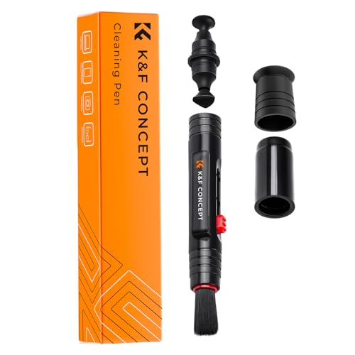 K&F CONCEPT Professional Lens Cleaning Pen X3,Carbon Head,Soft Brush 3