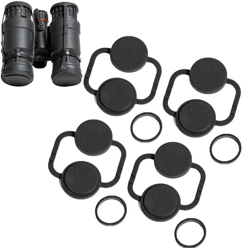 [AUSTRALIA] - Tactical Rubber Lens Cover for AN/PVS31 Dummy Night Vision Goggle Model Lens PVS31 NVG Lens Protective Cover Apron Soft Rubber Lens Caps Objective Optics Protection Covers 2 Pair 