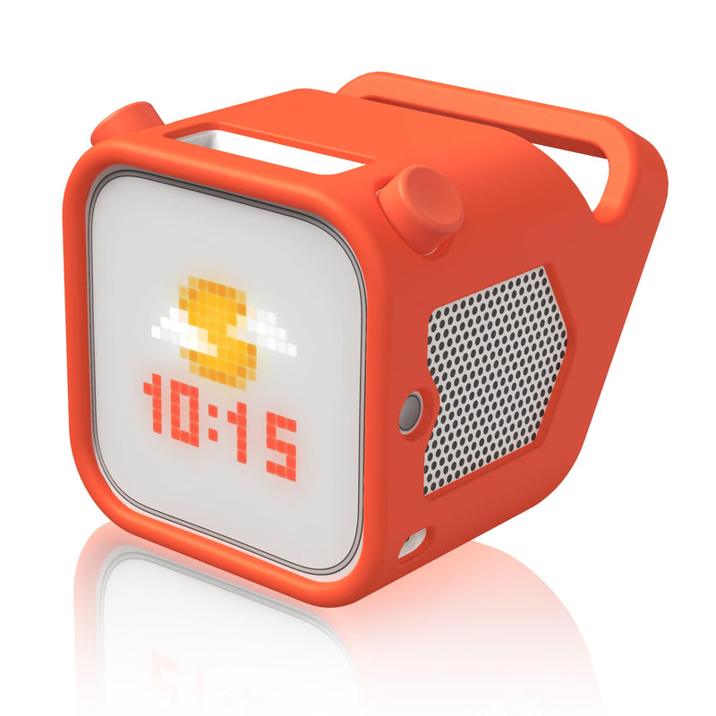 Silicone Case for Yoto Player (3rd Gen.), Silicone Protective Sleeve Case Compatible with Yoto Player, Anti-Slip, Bumps and Wear and TearSilicone Skin Cover with Easy-to-Carry Handle - Orange