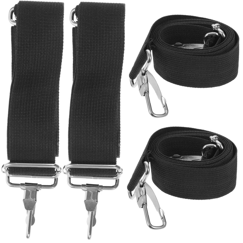 4pcs Snare Drum Strap Instrument Parts Drum Dampeners Adjustable Drum Shoulder Sling Marching Snare Drum Instrument Belt Drum Strap Replacement Drum Belt Metal Tool Belt Polyester