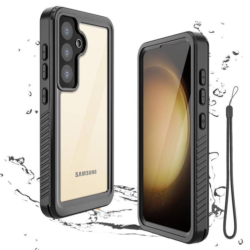 Miimall for Samsung Galaxy S24 Plus Case Waterproof, [IP68 Underwater] [14FT Military Dropproof] [Built-in Screen & Camera Protector] [Dustproof] Rugged Full Body Shockproof Phone Case for S24 Plus