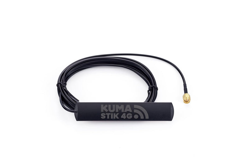 KUMA STiK 4G Antenna for CPE Router Modem Gateway Mobile Cell Hotspot - 2x2 High Gain MiMo Cellular LTE Antenna Indoor for Taxi Uber Car Truck - Compatible with T-Mobile AT&T Verizon - SMA Connectors Indoor High Gain Glass Sticker Mount Antenna