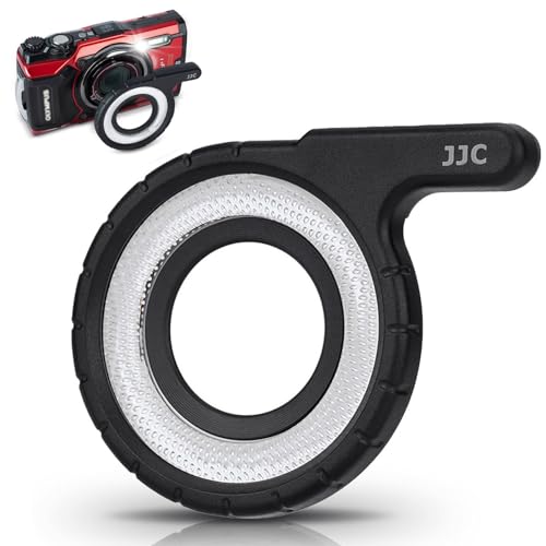 JJC LED Light Guide Ring for Olympus TG-7 TG-6 TG-5 TG-4 TG-3 TG-2 TG-1 Replaces LG-1 Light Guide