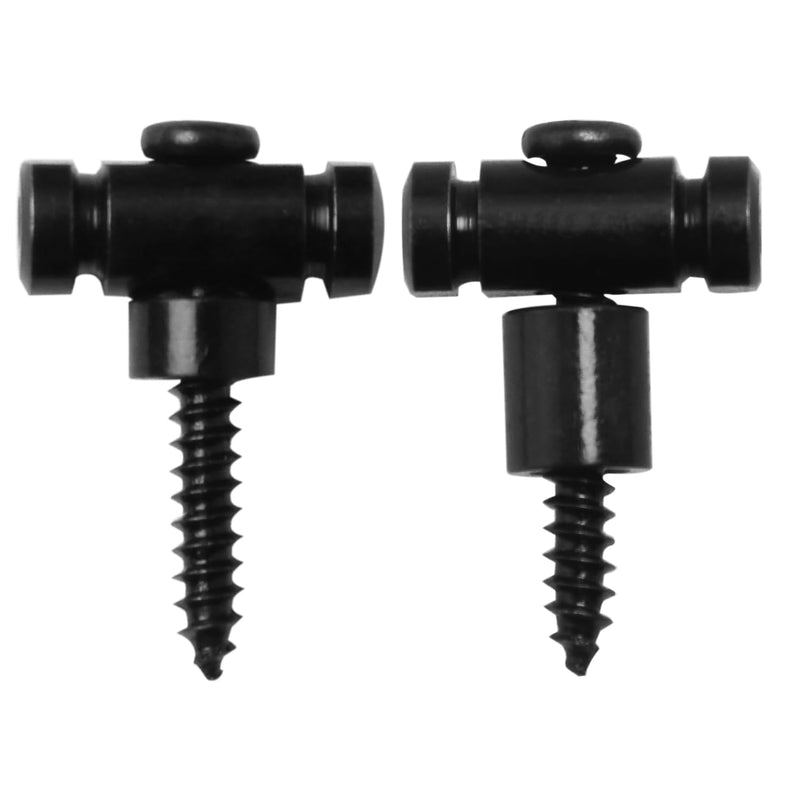 1 Set Guitar Roller String Retainer High bottom Electric Guitar Tree Guide String Retainer String Clamp Lock for Electric Guitar String Tree Replacement Black
