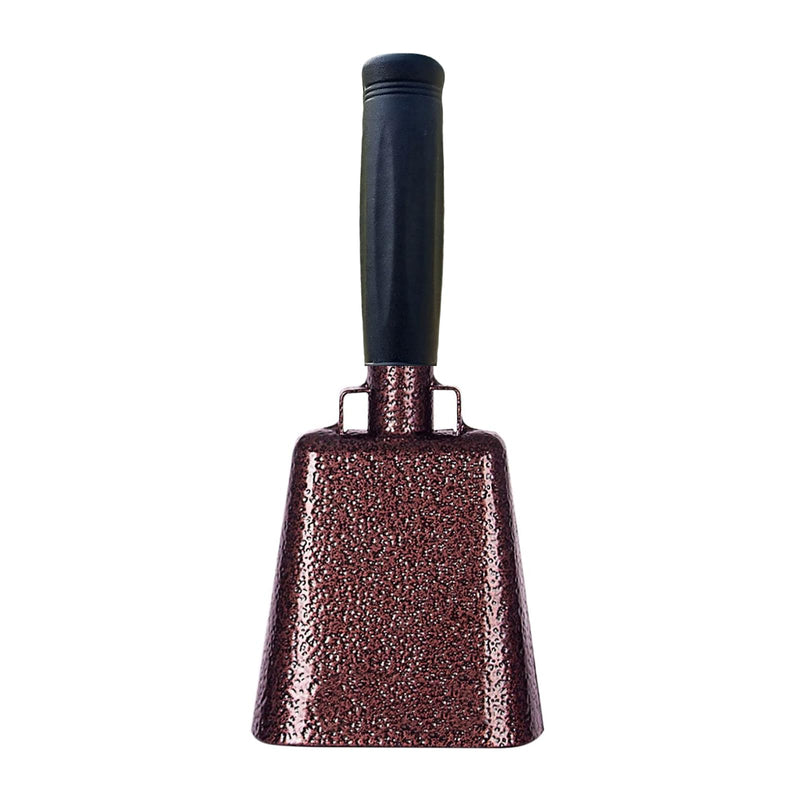 8’’ Steel Cow Bell with Handle, Noise Maker Cowbell, Cheering Loud Hand Call Bell for Sport Events Football Soccer Hockey Baseball Basketball Games Party Concert Graduations School Wedding Farm Ranch 8inch-copper