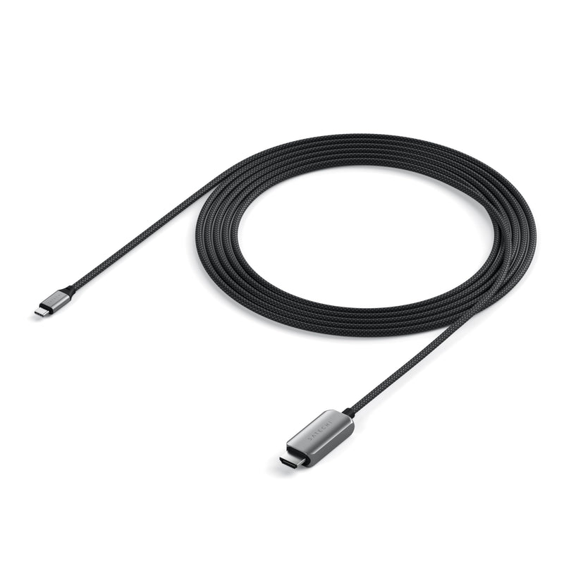 Satechi USB-C to HDMI 2.1 Cable, 8K/60Hz & 4K/120Hz | Thunderbolt 3/4 compatible, works with MacBook Air/Pro/Neo, iPad Air/Pro, iPhone 17