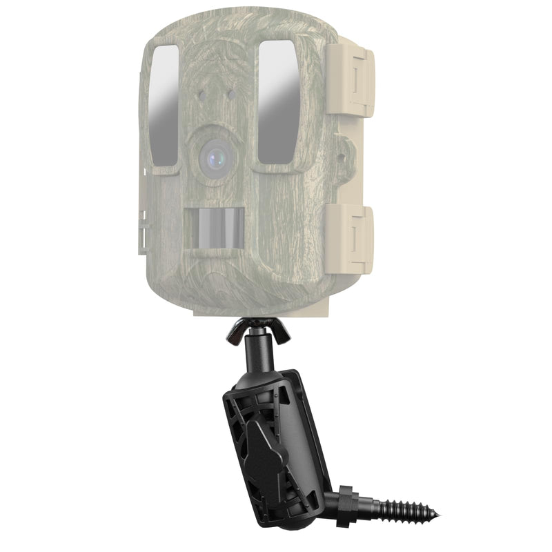 Adjustable Trail Camera Tree Mount: Game Camera Outdoor Mounting Bracket Holder with Double 360° Swivel Tilt Ball Joints, 1 Pack