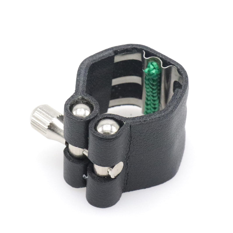 Clarinet Ligature - Sturdy Synthetic Leather, Adjustable, Secure Fit, for Standard Clarinets, Easy Installation Clarinet