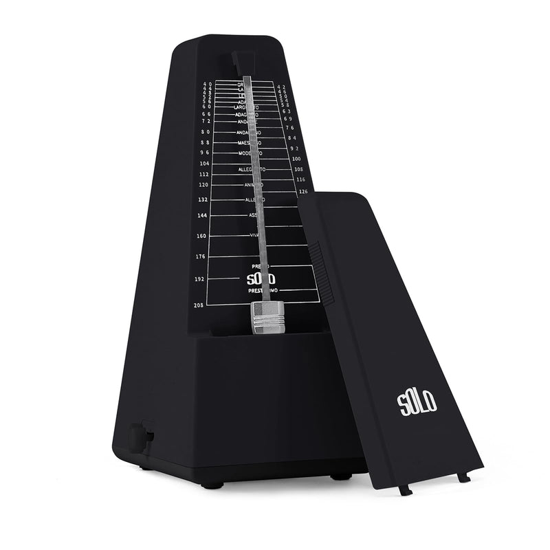 Mechanical Metronome for Piano Guitar Violin Drums Birthday Gift Festival Present Black
