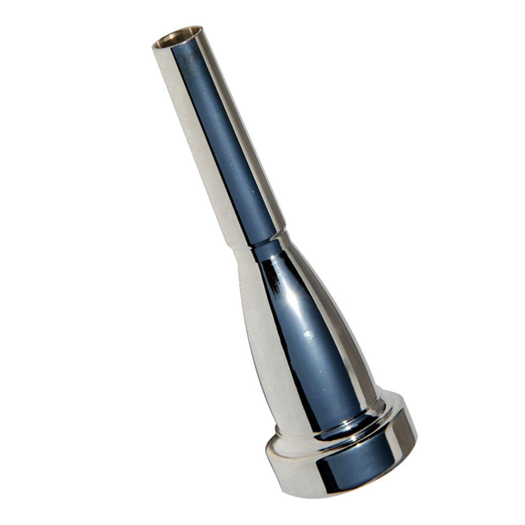 Trumpet Mouthpiece, 1C/1.5C/3C/5C/7C Silver Color Pure Full Copper Silver Plating Trumpet Mouthpiece for Beginners and Professional Players(1.5C) 1.5C