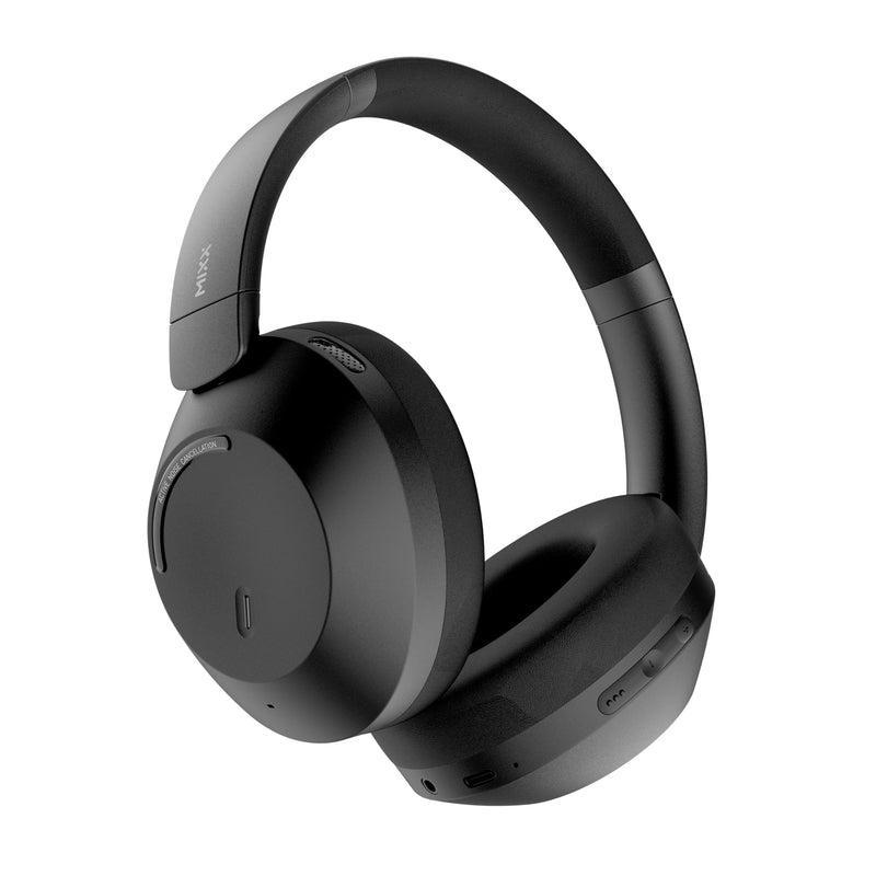 MIXX StreamQ C4 Wireless Noise Cancelling Headphones, Black