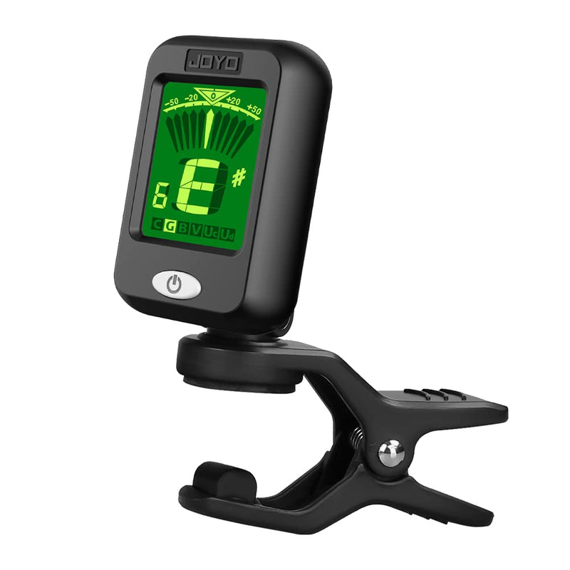 JOYO Clip on Tuner Digital Electronic Tuner for Guitar, Bass, Ukulele, Violin, Mandolin, Banjo Acoustics Calibration Tuner (JT-09 4PCS) 4