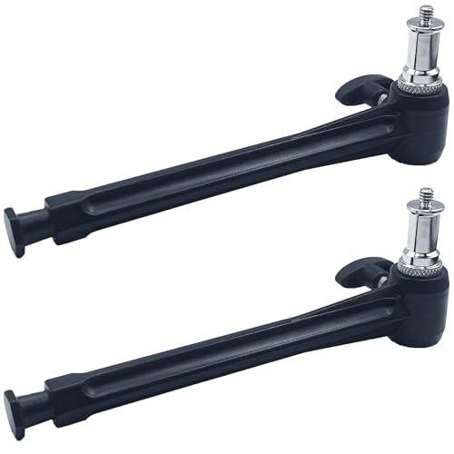 6 Inch Extension Arm with Spigot for Super Clamp - Versatile and Sturdy Photography Accessory for Enhanced Equipment Mounting(2 Pack)