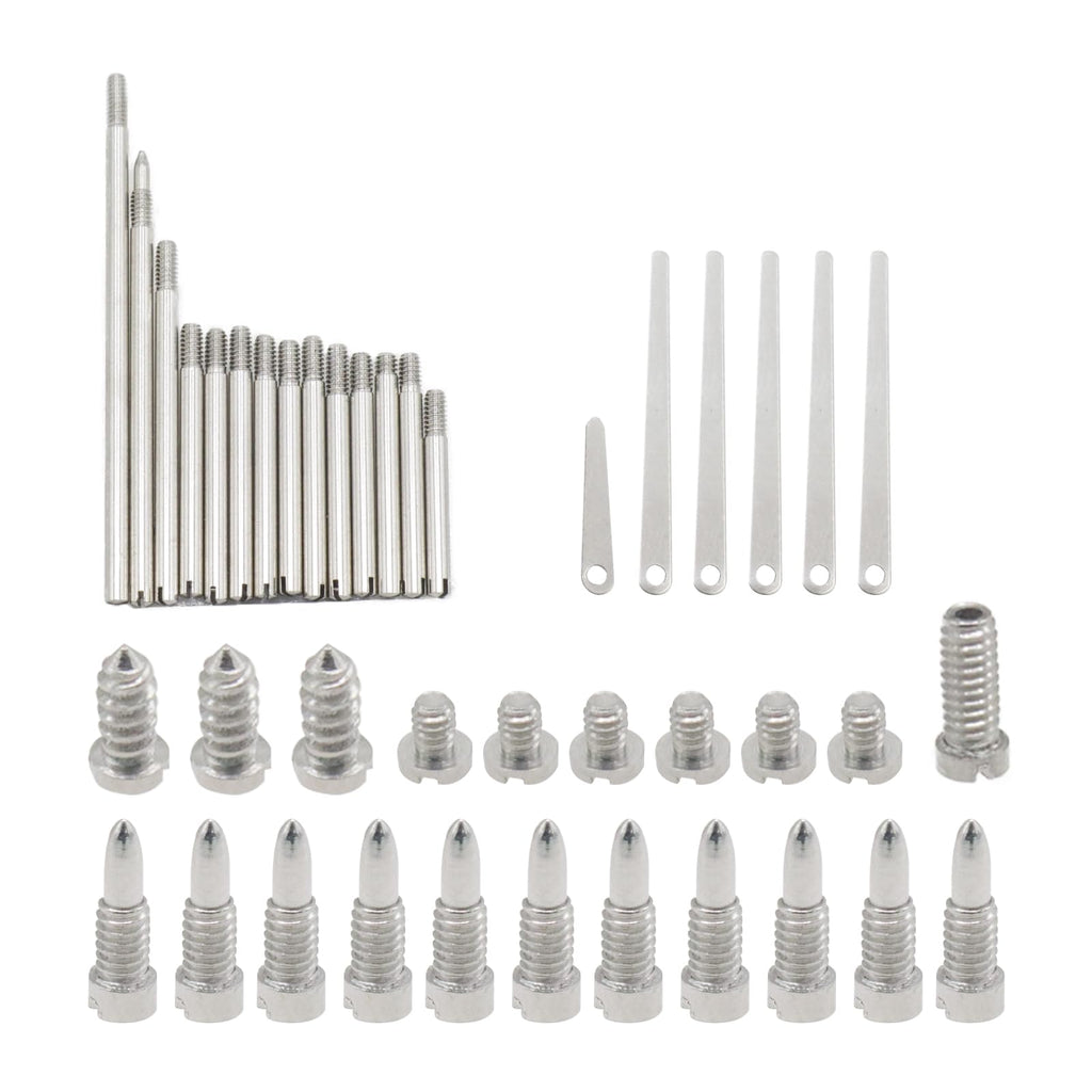 Clarinet Repair Kit - 14 Key Rollers, 6 Springs, 21 Screws - Professional Woodwind Instrument Maintenance Set for Musicians