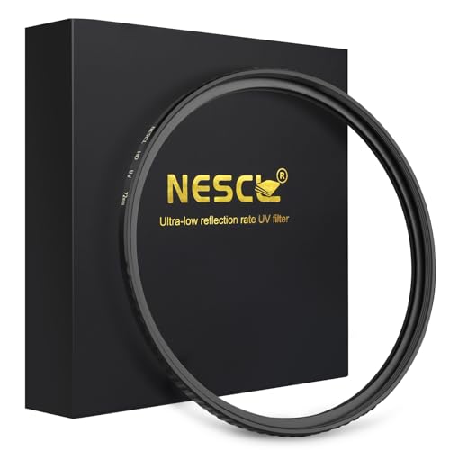 72mm UV Protection Filter 30 Multi-Layer Coatings HD Optical Glass/Ultra-Slim Brass Frame/Low Reflection/Scratch Resistant Ultraviolet UV Filter for 72mm Camera Lens