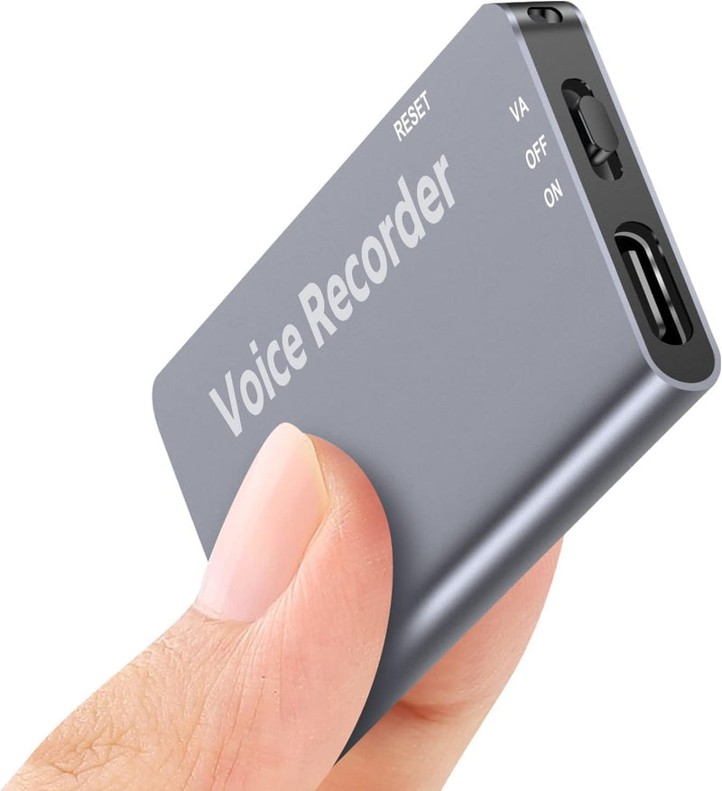 64GB Magnetic Digital Voice Recorder - 768Hrs Recording Storage Voice Activated Recorder, Audio Recorder with Playback for Lectures Meetings, Noise Reduction Rechargeable
