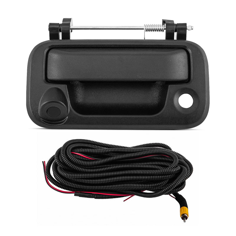 DEAL AUTO ELECTRIC PARTS Tailgate Handle Backup Camera w/Power Cable | Compatible with Ford 04-14 F150 08-16 F250/F350/F450/F550 Super duty 07-10 Explorer Sport Trac 06-14 Mark LT Rear View Camera