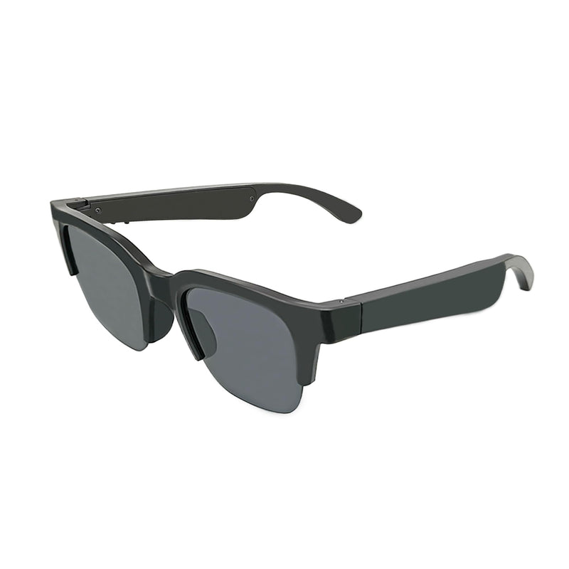 Smart Audio Sunglasses, Polarized Bluetooth Glasses for Men Women, Open Ear Sport Sunglasses with Mic & Speakers, Bluetooth 5.3, Voice Control E60