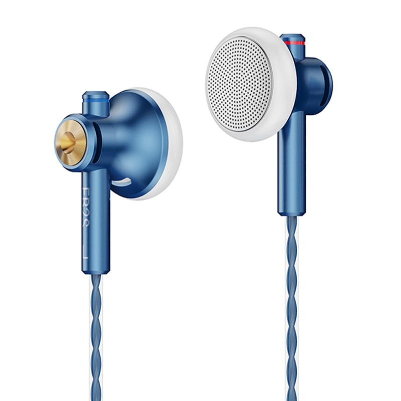 NICEHCK EB2S Pro 4.4mm Balanced Earbuds No Mic 15.4mm Dynamic Headphones | 15.4mm LCP dynamic driver;silver-plated OCC cable; balanced 4.4 plug; comfy marine blue pure HiFi earbud for balanced DAPs 4.4mm no Mic blue03