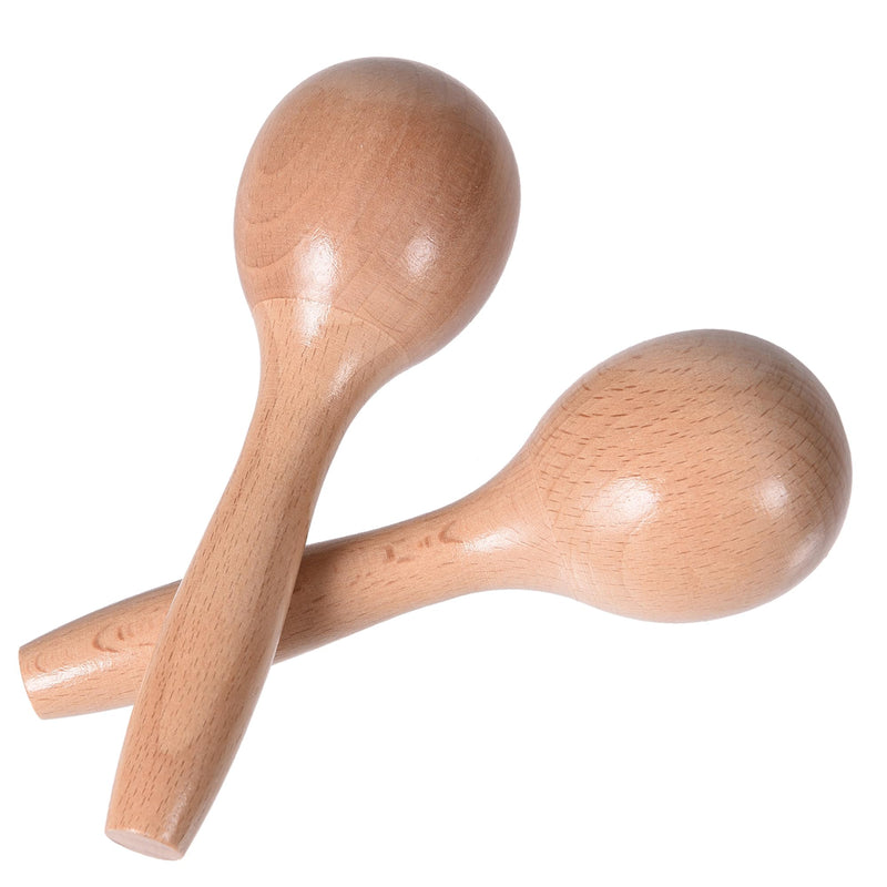 Maracas for Kids Babies, Wooden Maracas Shaker Musical Instrument