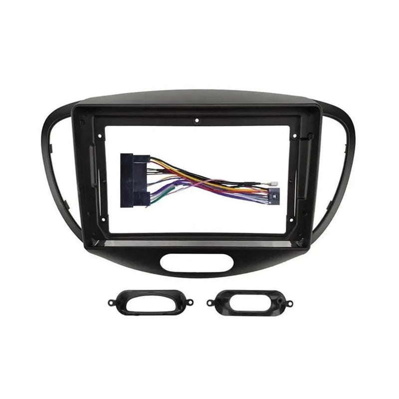 9'' Car Radio Stereo Dash Install Kit Fascia Panel Trim fits for Hyundai i10 2008-2011 Installation Aftermarket Stereo Headunit