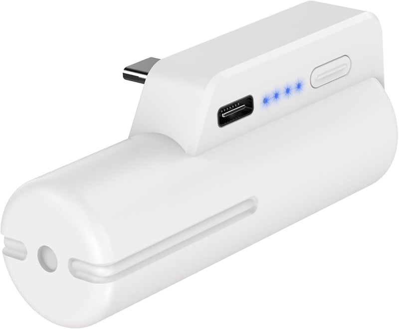 [AUSTRALIA] - Colelulu Battery Pack for Meta Quest 3 & Oculus Quest 2, 3400mAh Portable Charger Accessories fit VR Quest 3/2 Original Strap, Lightweight & Steady Charging Extend Extra 1-2H Playtime (White) White 