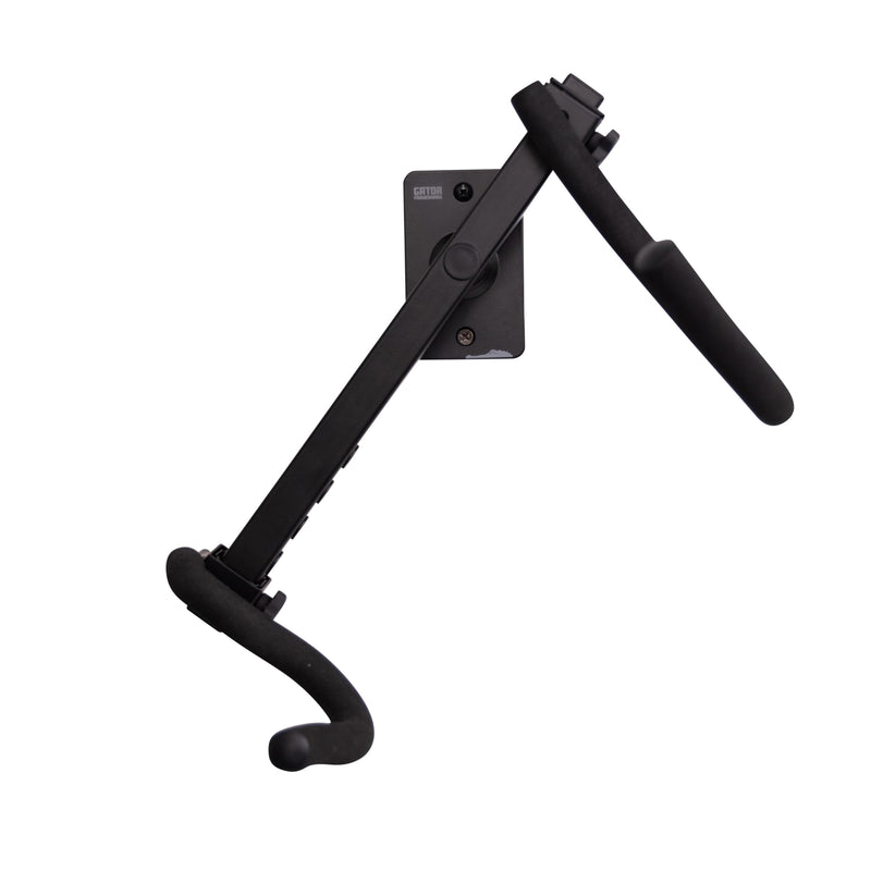 [AUSTRALIA] - Gator Frameworks Wall Hanger for Alto / Tenor Saxophone; (GFW-SAXHNGR-BLK) 