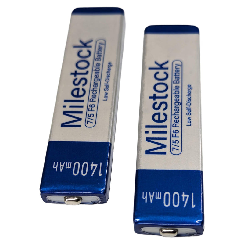 2-Pcs Gumstick Battery for Panasonic Sony JVC Sharp Aiwa Portable Minidisc CD Player 2