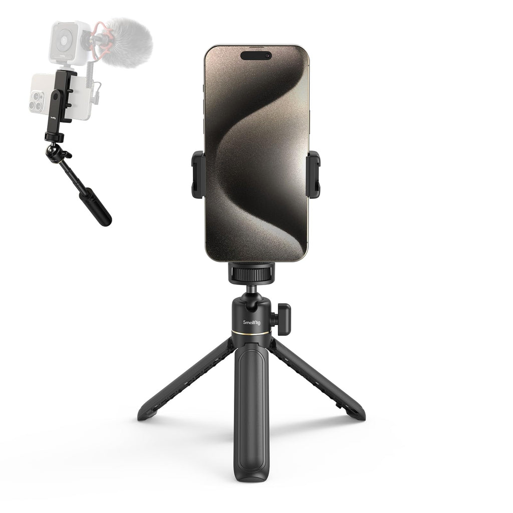 SMALLRIG VK-20 Vlogging Kit for iPhone, Content Creator Kit for YouTube and TikTok Starter, Video Recording Equipment, with Phone Tripod and Phone Mount - 4364