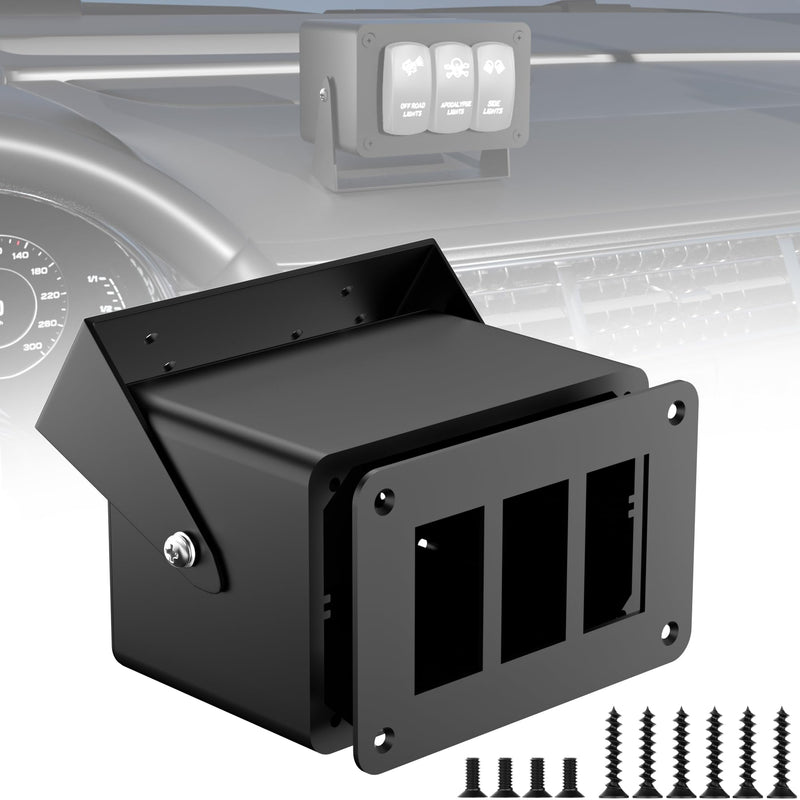 [AUSTRALIA] - Rocker/Toggle Switch Box - 3 Gang Switches Installation housing for Pickup Truck Car UTV Off Road Marine… Small-3 Gang 