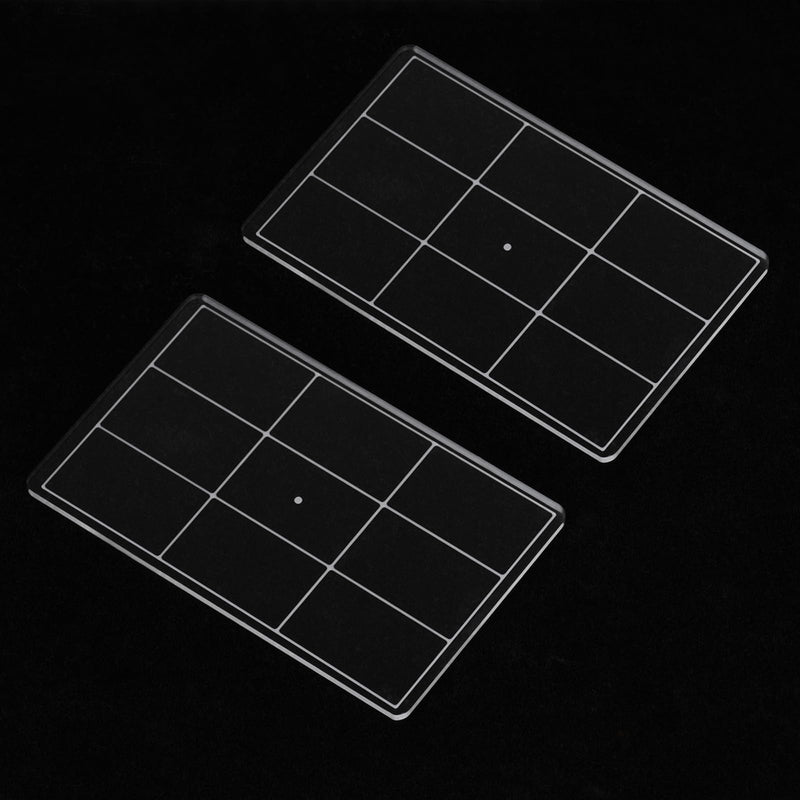 [AUSTRALIA] - Rule of Thirds Photography Composition Viewer Finder,2 Pack Portable Enhance Photography/Painting/Drawing View Finder,Credit Card Size 2 pack 