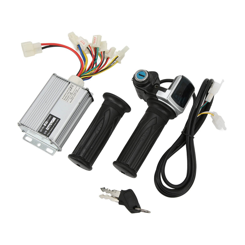[AUSTRALIA] - 36V 1000W Brushed Speed Controller for Mini Bikes with Locking Throttle Grip and Battery Display Compatible with EVO Electric Tricycle 