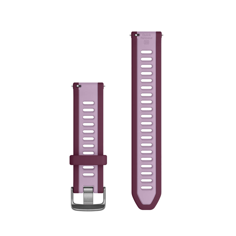 Garmin Quick Release Strap Only (20mm) Berry/Lilac Silicone - 010-11251-AK