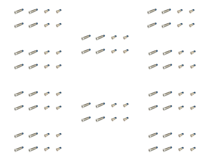 10 Sets Silver Bottom Case Screws Replacement for A2442 A2779 A2485 A2780 | Compatible with 14-inch A2442 A2779 A2918 A2992, 16-inch A2485 A2780 A2991 Laptop Models 2021 2023, Pentalobe P5
