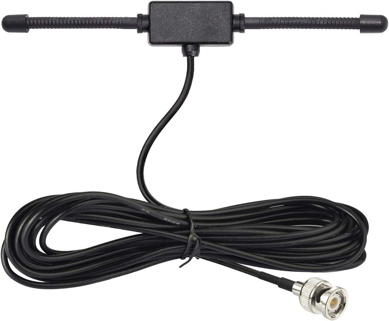 16 feet/5m VHF UHF Car Truck Police Scanner Adhesive Mount Antenna Vehicle Ham Radio Amateur Radio Mobile Scanner BNC Male Dipole Antenna 16 feet/5m