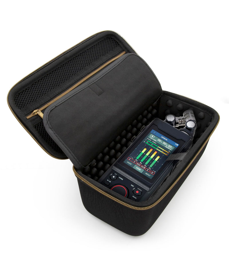 [AUSTRALIA] - CASEMATIX Travel Case Compatible with Tascam Portacapture X8 32-Bit Float Audio Recorder XLR and Small Accessories - Includes Field Audio Recorder Case Only 